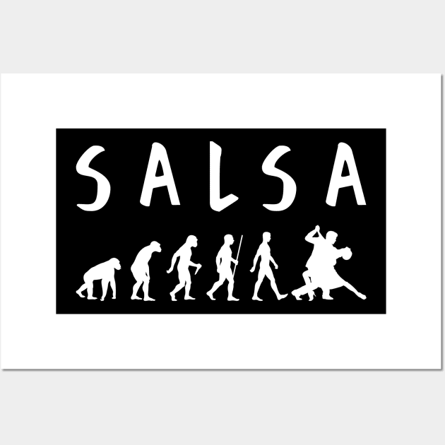 Salsa Evolution Wall Art by zellaarts